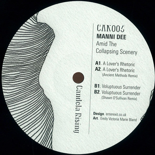 Image of Front Cover of 5044110S: 12" - MANNI DEE, Amid The Collapsing Scenery (Candela Rising; CAN005, UK 2014)   /VG+