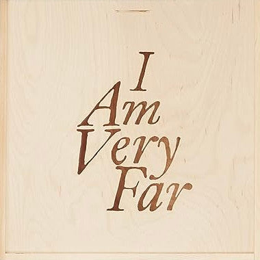 Image of Front Cover of LP - EX/EX - OKKERVIL RIVER, I Am Very Far (Jagjaguwar; JAG185, US 2011, Wooden Box Set, 2 Inners & Booket, Limited Edition. ), , 2xLP edition of the album, laser-etched vinyl and 28-page booklet. CD edition of the album and 24-page booklet.Exclusive 2-piece 12.x5  x 12.5  album cover artwork cards, featuring a laser-cut replica of William Schaff s original papercut artwork. 7  single featuring demo versions of  Piratess  and  Lay of the Last Survivor.  Hardcover, foil-embossed 40-p