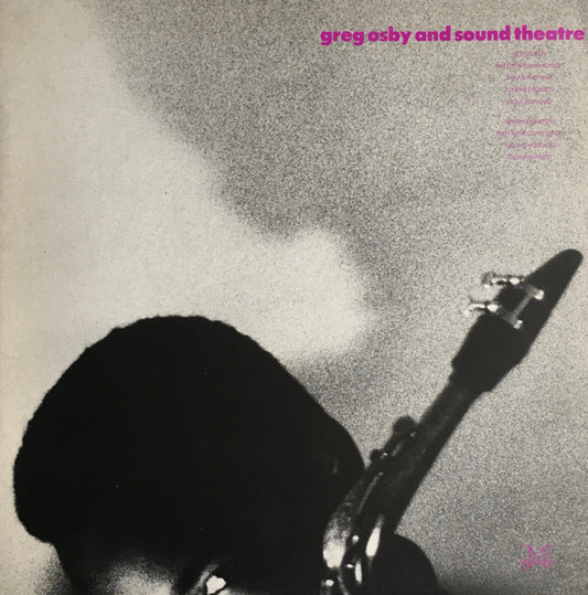 Image of Front Cover of 5044199S: LP - GREG OSBY AND SOUND THEATRE, Greg Osby And Sound Theatre (JMT; JMT 870011, Germany 1987)   VG+/VG+