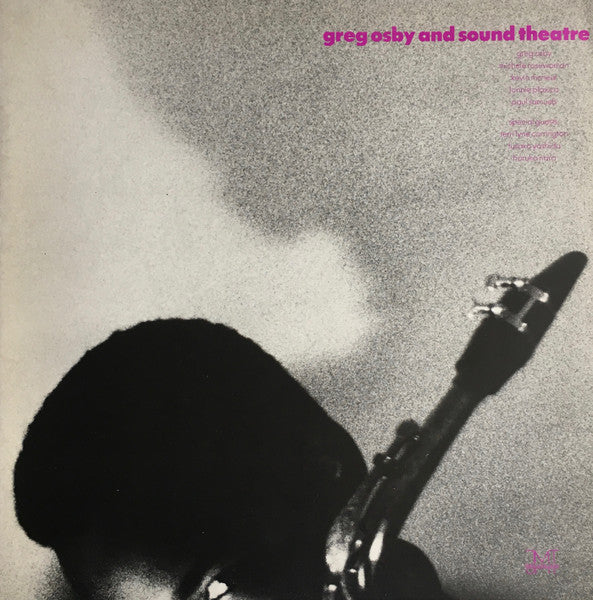 Image of Front Cover of 5044199S: LP - GREG OSBY AND SOUND THEATRE, Greg Osby And Sound Theatre (JMT; JMT 870011, Germany 1987)   VG+/VG+