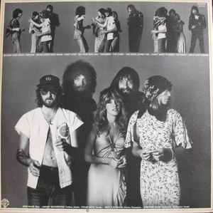 Image of Back Cover of LP - VG/G+ - FLEETWOOD MAC, Rumours (WB Burbank; K56344, UK 1977, Textured Sleeve, Insert, MASTERED BY CAPITOL), Hairlines all over disc. Sleeve discolouratiom, creasing and light edge wear,  - 2726243E