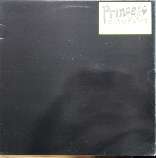 Image of Front Cover of 5024096E: LP - PRINCE, The Black Album (Not On Label; none, US 1987, Plain Sleeve, Sticker, Unofficial)   VG/VG