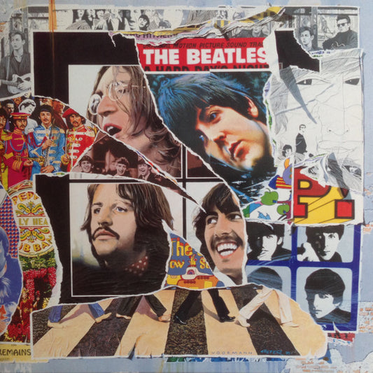 Image of Front Cover of 5044140S: 3xLP - THE BEATLES, Anthology 3 (EMI; 7243 8 34451 1 0, UK 1996, Triple Gatefold) small split / tear at bottom of inner spine  VG/VG+