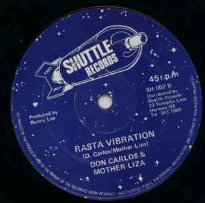 Image of Back Cover of 12" - /VG - DON CARLOS & PURPLEMAN, Rock Dis Ya Music (Shuttle; SH02, UK 1983, Plain Sleeve), WOL Light marks only,  - 4046161S