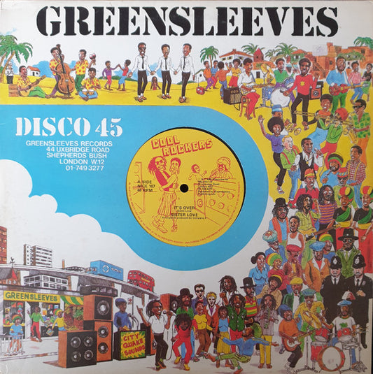 Image of Front Cover of 12" - VG/VG - SISTER LOVE, It's Over (Cool Rockers; NICE107, UK 1980, Co Slv), Light marks. Plays well. Light staining on company sleeve.,  - 2346174S