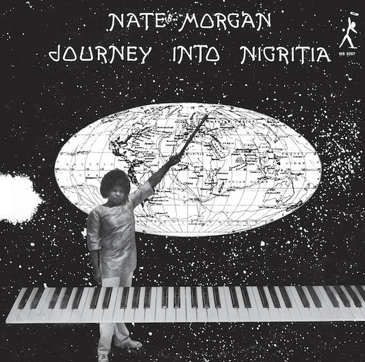 Image of Front Cover of 5014183C: LP - NATE MORGAN, Journey Into Nigritia (Nimbus West Records; NS 3257, Europe 2015 Reissue, Pasteback Sleeve, Unofficial) Lots of marks - plays with light surface noise.  VG/G