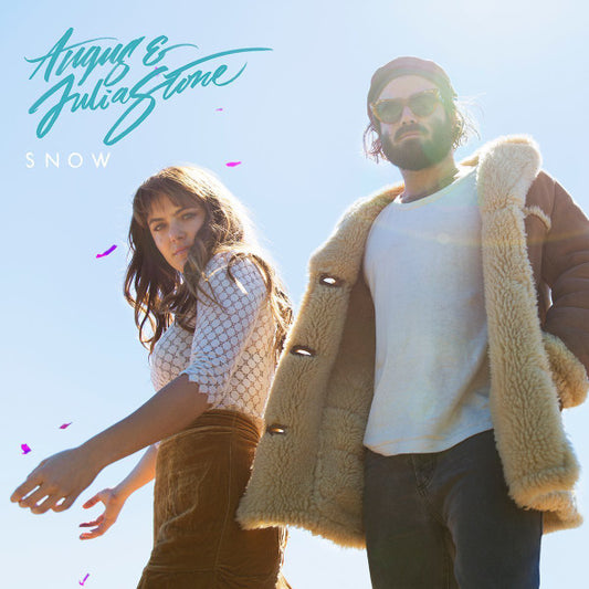 Image of Front Cover of 5024158E: 2xLP - ANGUS & JULIA STONE, Snow ([PIAS] Le Label ; PIASLL073LP, France 2017, Gatefold, 2 Inners & Booket, Clear Vinyl) Corner Bumps  VG+/EX