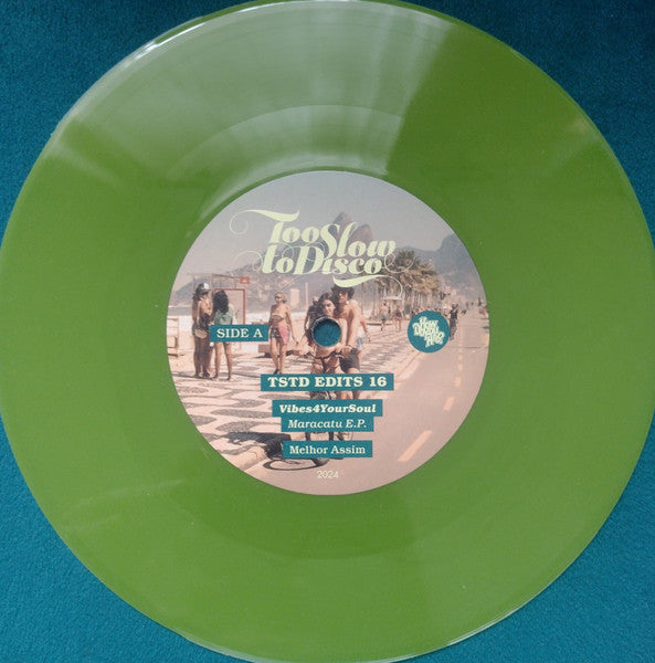 Image of Label Cover of 5024080E: 7" - VIBES4YOURSOUL, TSTD Edits 16 - Maracatu E.P. (How Do You Are?; TSTDEDITS16, Germany 2024, Company sleeve, Olive coloured vinyl)   EX/VG+