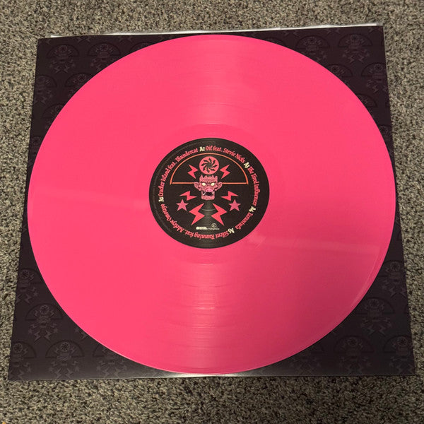 Image of Label Cover of 5024211E: 2xLP - GORILLAZ, Cracker Island (Deluxe) (Parlophone; , Worldwide 2024, Alternative Gatefold Sleeve, 2 Inners, Pink Vinyl) Still In Outer Plastic With Hype Sticker  VG+/VG+