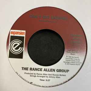 Image of Back Cover of 5024085E: 7" - THE RANCE ALLEN GROUP, I Feel Like Going On / Can't Get Enough (Expansion; EXS034, UK 2022) Lightest of marks.  /VG+