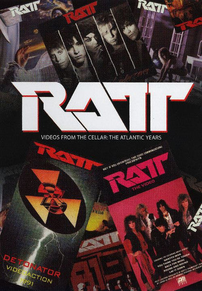 Image of Front Cover of 5034105E: DVD - RATT, Videos From The Cellar: The Atlantic Years (Rhino Records; R2 167740, US 2007, Region 1 US)   VG+/VG+