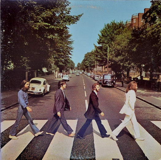 Image of Front Cover of 5044269S: LP - THE BEATLES, Abbey Road (Apple Records; SO-383, US 1969, Scranton Pressing, Front cover art not cropped) a few hairlines and scuffs, edge creasing but otherwise very good cover with virtually no ring or edge wear, NB matrix and sleeve match this version on Discogs but has slight label varience: side2  had additional Capitol records rim text  VG/VG