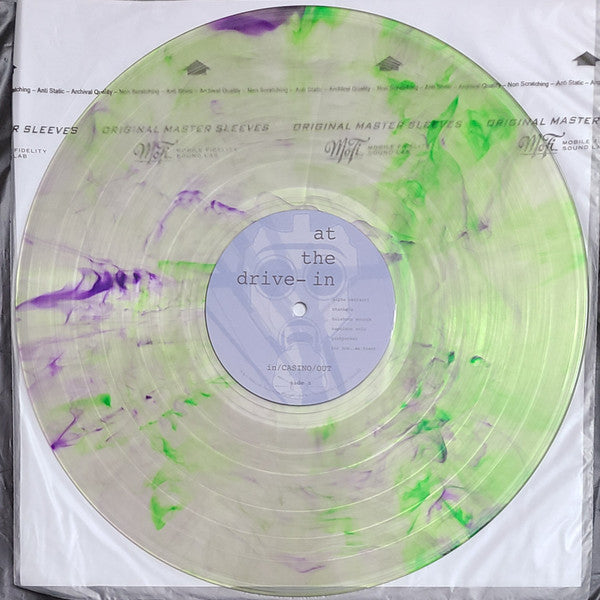 Image of Label Cover of 5024212E: LP - AT THE DRIVE-IN, In/Casino/Out (Craft Recordings; 7240013, Worldwide 2024, Inner, Purple and Green Smoke Vinyl)   EX/EX