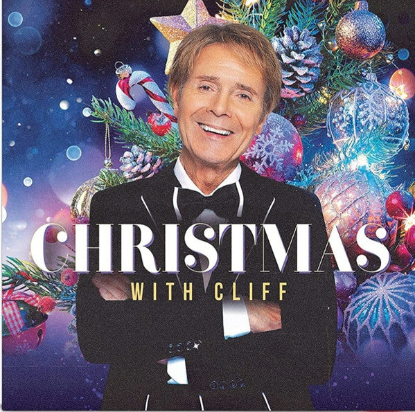 Image of Front Cover of 5014226C: LP - CLIFF RICHARD, Christmas With Cliff (EastWest; 5054197204999, UK 2022, Inner, Red Vinyl) Writing on rear of sleeve.  VG+/VG+