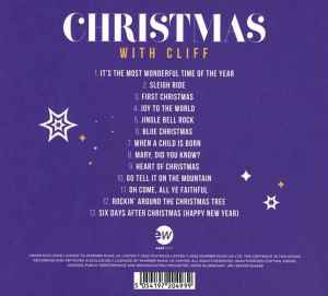 Image of Back Cover of 5014226C: LP - CLIFF RICHARD, Christmas With Cliff (EastWest; 5054197204999, UK 2022, Inner, Red Vinyl) Writing on rear of sleeve.  VG+/VG+