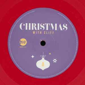 Image of Label Cover of 5014226C: LP - CLIFF RICHARD, Christmas With Cliff (EastWest; 5054197204999, UK 2022, Inner, Red Vinyl) Writing on rear of sleeve.  VG+/VG+