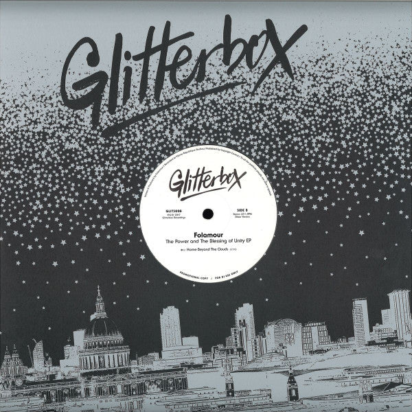 Image of Front Cover of 5024309E: 12" - FOLAMOUR, The Power And The Blessing Of Unity EP (Glitterbox ; GLITS008, UK 2017, Company Sleeve) Strong VG  VG+/VG