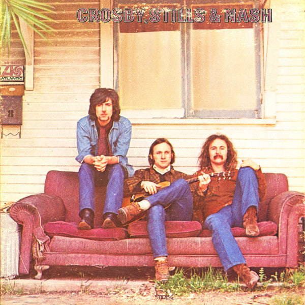 Image of Front Cover of 5044326S: LP - CROSBY, STILLS & NASH, Crosby, Stills & Nash (Atlantic; SD 8229, Canada 1969, Pasteback Gatefold, No Insert) Light scraches and hairlines, edge and ring wear, name written on cover, no insert  VG/G+