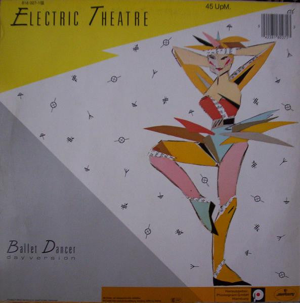 Image of Back Cover of 5024325E: LP - ELECTRIC THEATRE, Ballet Dancer (Night Version) (Mercury; 818 027-1, Germany 1983)   VG+/VG+