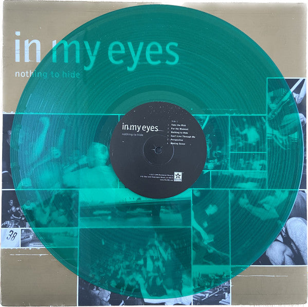 Image of Label Cover of 5014281C: LP - IN MY EYES, Nothing To Hide (Revelation Records; REV080, US 2012, Insert, Transparent Green Vinyl, Limited to 556) Just some light edge and spine pinches to sleeve  VG/VG+