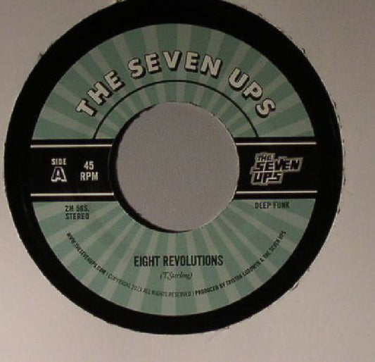 Image of Front Cover of 5054160S: 7" - THE SEVEN UPS, Eight Revolutions / It Ain't Bad (Seven Ups Australia; TSU 03, Australia 2013)   /EX