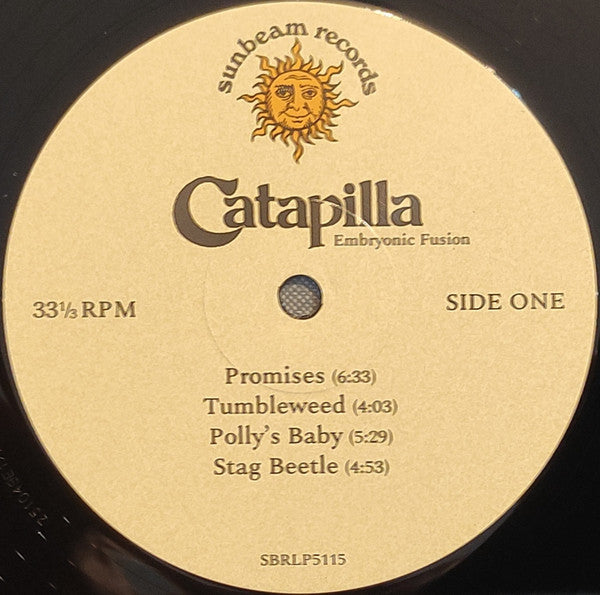 Image of Label Cover of 5024342E: LP - CATAPILLA, Embryonic Fusion (Sunbeam Records; SBRLP5115, UK 2022, Gatefold, Booklet)   VG+/VG+