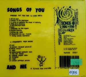 Image of Back Cover of 5034167E: CD - CHRIS KNOX, Songs Of You & Me (Flying Nun Records; FNCD313, Worldwide 1995, Jewel Case, Booklet)   VG+/VG+