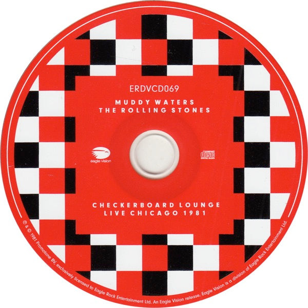 Image of Label Cover of 5014050C: DVD - MUDDY WATERS & THE ROLLING STONES, Checkerboard Lounge, Live Chicago 1981 (Eagle Vision; ERDVCD069, Europe 2012, DVD Case)   VG+/VG+