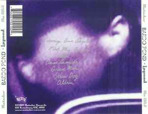 Image of Back Cover of 5034170E: CD - BARDO POND, Lapsed (Matador; OLE 210-2, US 1997, Jewel Case, Booklet)   VG+/VG+