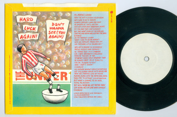 Image of Back Cover of 5024202E: 7" - THE UNDERTONES, My Perfect Cousin (Sire; SIR 4038, UK 1980, White Label Promo, Picture Sleeve, Plays Only 47 Seconds Of "I Don't Wanna See You Again" On The B-Side)   VG+/VG+