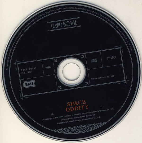 Image of Label Cover of 5034180E: CD - DAVID BOWIE, Space Oddity (EMI ; TOCP-70141, Japan 2007, Picture Sleeve, Insert, With Obi)   VG+/VG+