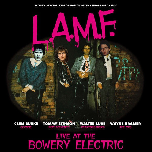 Image of Front Cover of 5014406C: CD - CLEM BURKE, TOMMY STINSON, WALTER LURE, WAYNE KRAMER, L.A.M.F. Live At The Bowery Electric (Jungle Records; FREUDCD124, USA & Europe 2017 Reissue, Jewel Case)   VG+/VG+