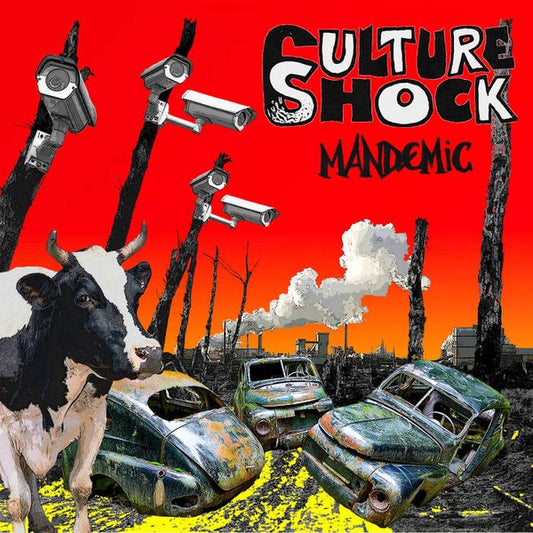 Image of Front Cover of 5014407C: CD - CULTURE SHOCK, Mandemic (Bluurg Records; fish 57, UK 2021, Digipak, Poster)   VG+/VG+