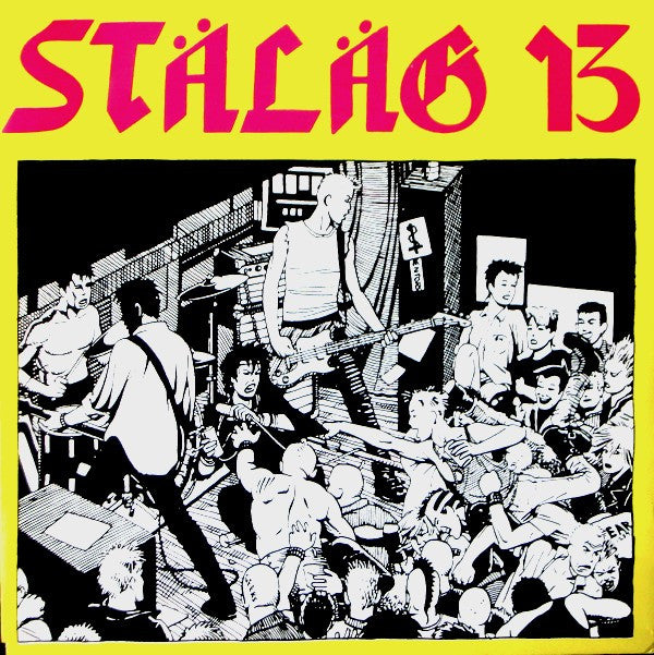 Image of Front Cover of 5024196E: 7" EP - ST L G 13, St l g 13 (Upstart Records; CAT N  006, Belgium 1990, Picture Sleeve, NOT NUMBERED)   VG/VG