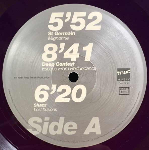 Image of Label Cover of 5124005E: 2x12" - VARIOUS, La Collection (Fnac Music Dance Division; 591306, France 1994, Gatefold, Purple Vinyl.) Strong VG. edge  VG+/VG