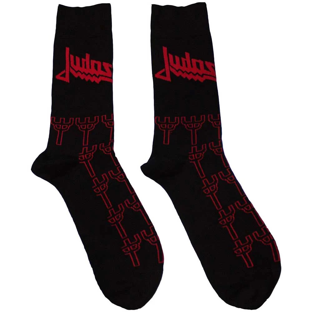 Image of Front Cover of 4615608C: Accessories - JUDAS PRIEST, Logo Socks (,  )   NEW/NEW