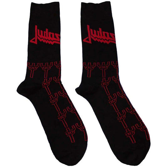 Image of Front Cover of 5114068C: Accessories - JUDAS PRIEST, Logo Socks (,  )   NEW/NEW