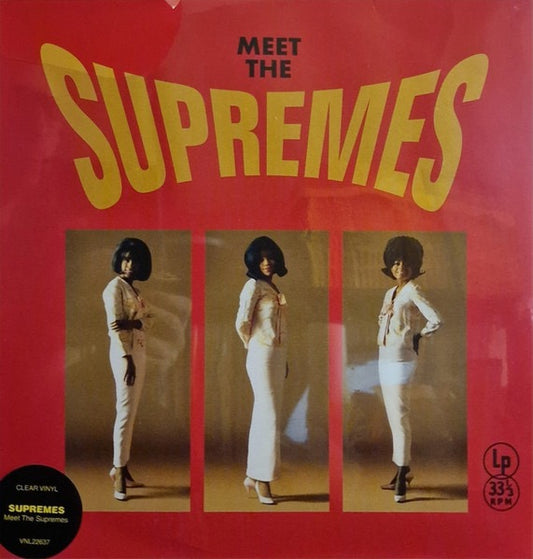 Image of Front Cover of 5114082C: LP - THE SUPREMES, Meet The Supremes (Ermitage; VNL 22637, Italy 2023 Reissue, Clear vinyl)   NEW/NEW