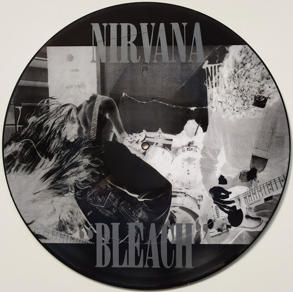 Image of Front Cover of 5124032E: LP - NIRVANA, Bleach (Tupelo Recording Company; TUP LP6, UK 2000, Unofficial Picture Disc)   /VG