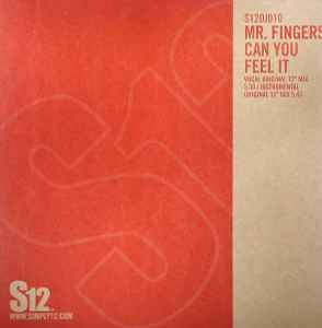 Image of Back Cover of 5144072S: LP - MR. FINGERS, Can You Feel It (S12 ; S12DJ-010, UK 2002, Die Cut Company Sleeve) pen on label - minor  /VG+