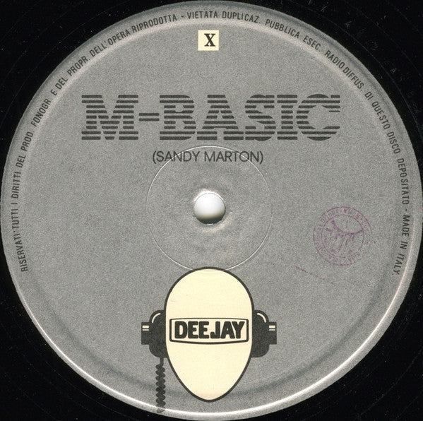 Image of Label Cover of 5124037E: LP - M-BASIC, Ok. Run (Deejay; MIX 483, Italy 1983)   VG/VG