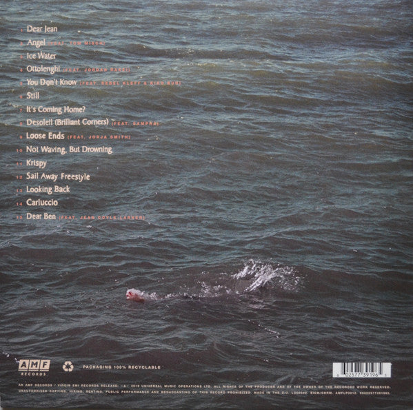 Image of Back Cover of LP - EX/EX - LOYLE CARNER, Not Waving, But Drowning (AMF Records; AMFLP0012, UK 2019, Gatefold, Insert, NO Print, 180 Gram Vinyl), No art print. Disc looks unplayed.,  - 3526317E