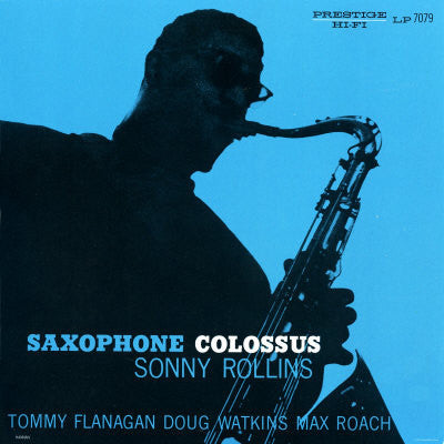 Image of Front Cover of 5124023E: LP - SONNY ROLLINS, Saxophone Colossus (Original Jazz Classics ; OJC-291, US 1987)   VG/VG