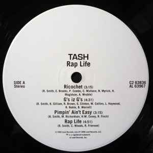 Image of Label Cover of 5124061E: 2xLP - TASH, Rap Life (Loud Records; C2 63836, US 1999) Light marks. Light wear to sleeve with multiple small creases around edge.  VG/VG