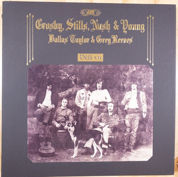 Image of Front Cover of 5114239C: LP - CROSBY, STILLS, NASH & YOUNG, D j  Vu (Atlantic; 081227891411,  2021 Reissue, Texured Gatefold Sleeve) 2cm seam split to top of gatefold  VG/EX