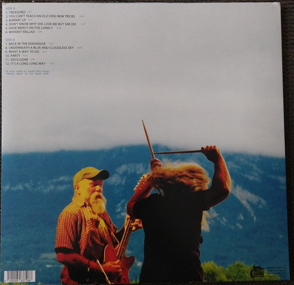 Image of Back Cover of 5114199C: LP - SEASICK STEVE, You Can't Teach An Old Dog New Tricks (There's A Dead Skunk Records; DSR0037LP, Europe 2011, Inner) Still In Shrinkwrap  EX/EX