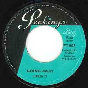 Image of Front Cover of 5124092E: 7" - LUKIE D / JOSEPH COTTON, Going Away / Loving You Want (Peckings Records; PT1008, UK 2004) Marks on vinyl.  /G+