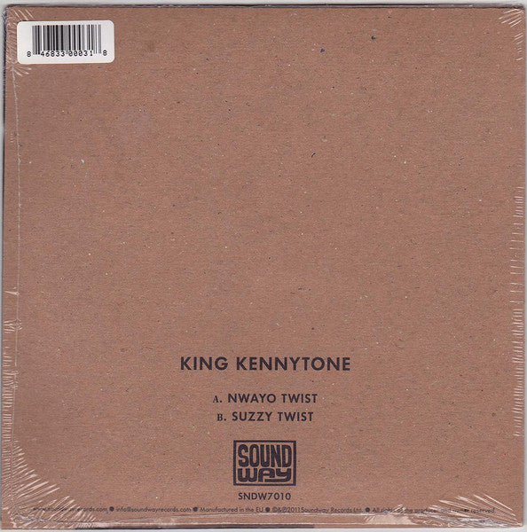 Image of Back Cover of 5124096E: 7" - KING KENNYTONE AND HIS WESTERN TOPPERS BAND, Dancing Time With King Kennytone And His Western Toppers Band (Soundway; SNDW7010, UK 2011 Reissue)   /EX