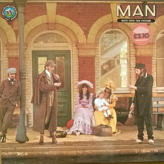 Image of Front Cover of 5144113S: 2xLP - MAN, Back Into The Future (United Artists Records; UAD 60053/4, UK 1973, Gatefold) Strong VG  VG+/VG