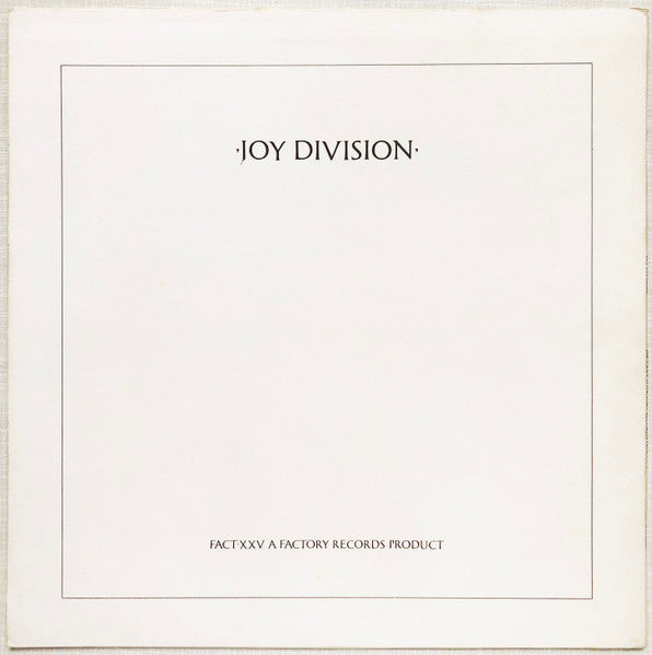 Image of Back Cover of 5144136S: LP - JOY DIVISION, Closer (Factory; FACT XXV, UK 1980, Textured Cardboard Sleeve, Textured Inner with Straight Corners, Translucent Red When Held Up to Light) Light marks on sleeve and inner but sturdy and intact. Only hairline marks on disc, strong VG.  VG/VG